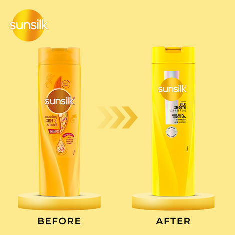 Sunsilk Flowy Silk Smooth Shampoo With Egg Protein Almond Oil & Vitamin C