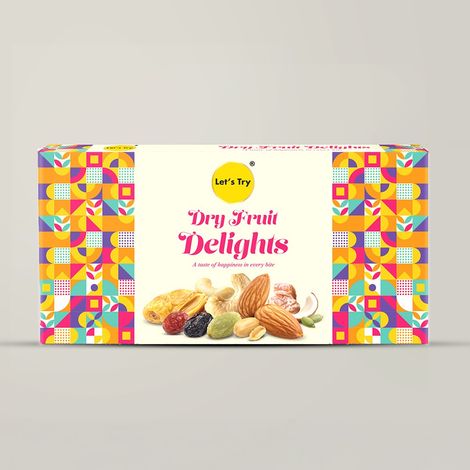 Let's Try Dryfruit Delight Gift Box Combo