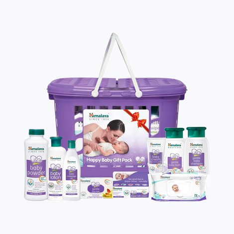 Himalaya Baby Basket Gift Pack, Violet Combo