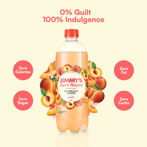 Jimmy's Cocktails Peach Sparkling Water