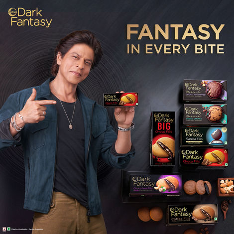 Sunfeast Dark Fantasy Choco Fills, Original Filled Cookies with Choco Crème | Perfect Snack