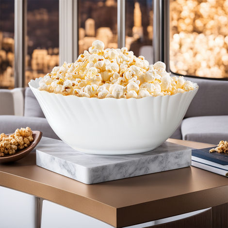 Larah By Borosil Opalware Serving Bowl | 1.24 L