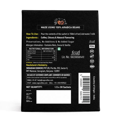 Rage Coffee Silk Blend Assorted Medium Roast Instant Coffee