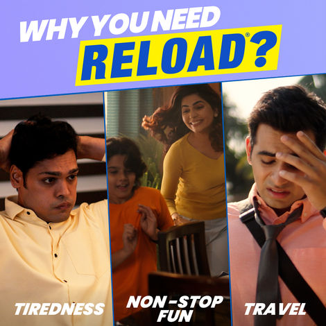 Fast&Up Reload Zero Sugar Energy Drink for Hydration - Ice Current Flavour