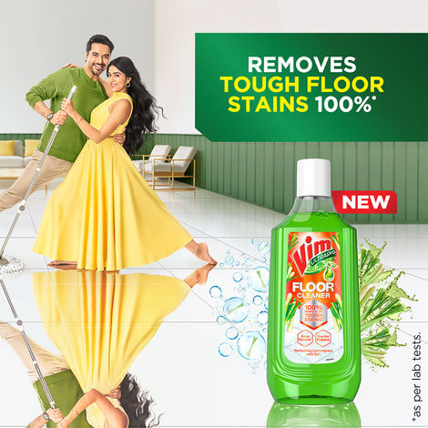 Vim Lemongrass With Salt Refreshing Floor Cleaner