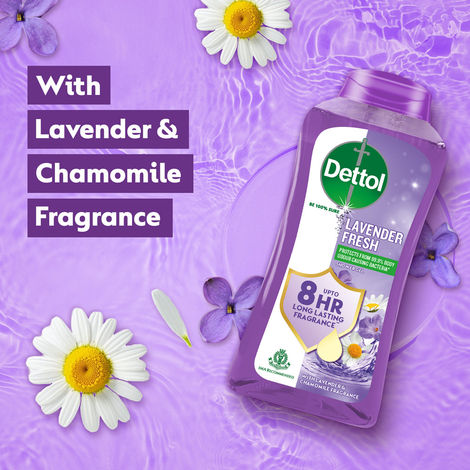 Dettol Body Wash and Shower Gel for Women and Men | Lavender Fresh