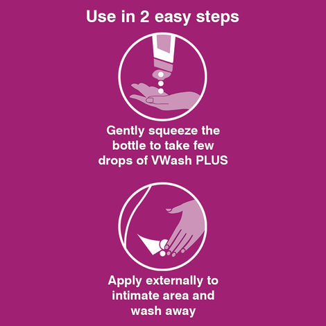 Vwash Plus Expert Intimate Hygiene Wash for Women With pH 3.5