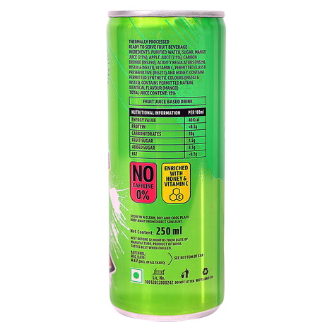 RIO Raw Mango Bubbly Fruit Drink Can