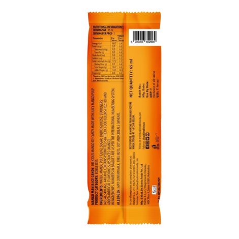 Baskin Robbins Mango Mania Candy Ice Cream Stick