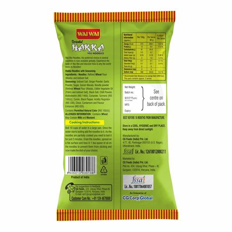 Wai Wai Oriental VEG Hakka Noodles