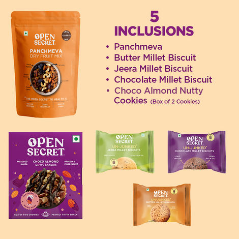 Open Secret Dry Fruits And Cookies Gift Hamper