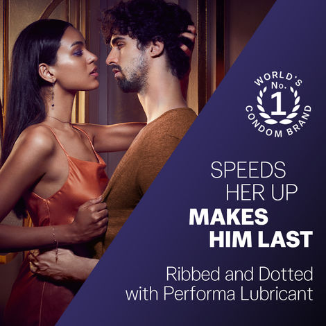 Durex Mutual Climax Condom - Long-Last Dotted Condoms