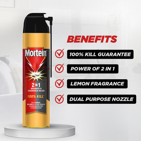 Mortein 2 in 1 Insect Killer Spray | Mosquito & Cockroach Killer