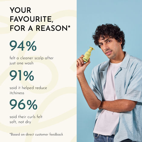 Fix My Curls Cleansing Shampoo| Anti-Dandruff With Apple Cider Vinegar & Tea Tree Oil