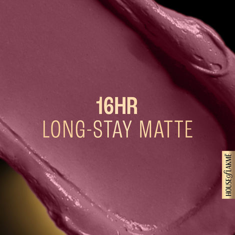 Lakme Forever Matte Liquid Lip, 16hr Lipstick, Lightweight & transferproof - Mauve Ecstasy