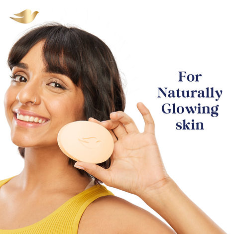 Dove Sandalwood Bar For Glowing Skin With Natural Origin Sandalwood & Saffron