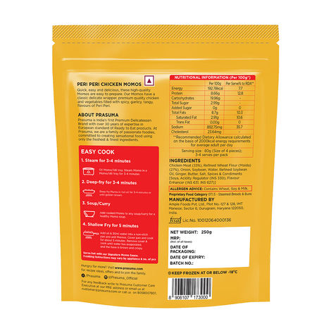 Prasuma Peri Peri Chicken Momos