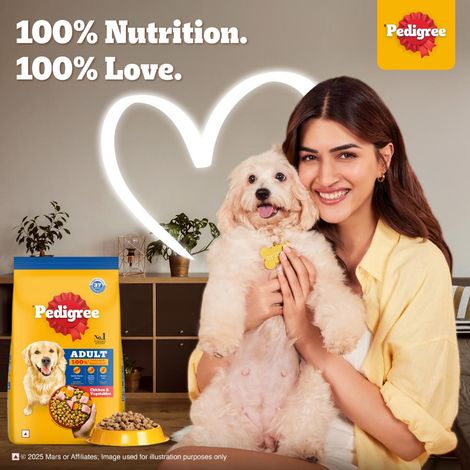 Pedigree Adult Chicken & Vegetables Dry Dog Food