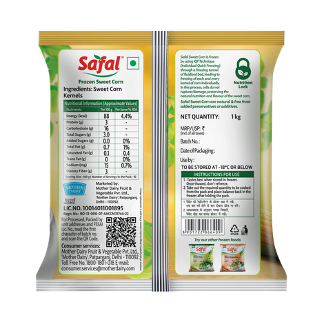 Safal Frozen Sweet Corn