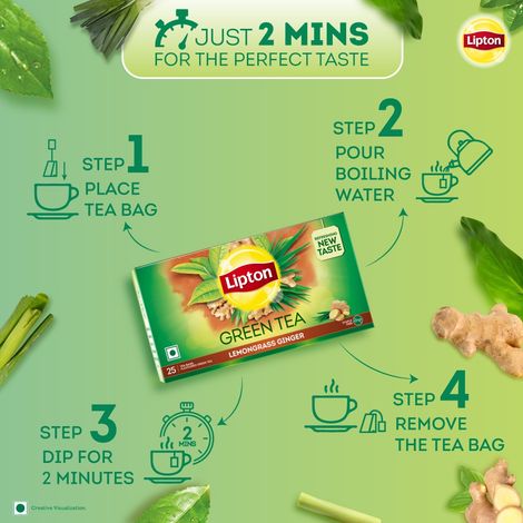 Lipton Lemongrass Ginger I Tasty Green Tea