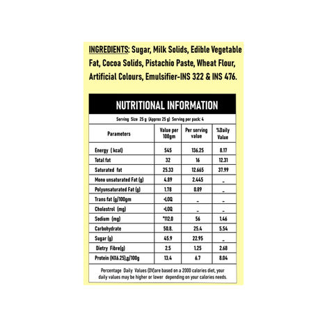 Karachi Bakery Dubai Kunefe/Kunafa Milk Chocolate Bar