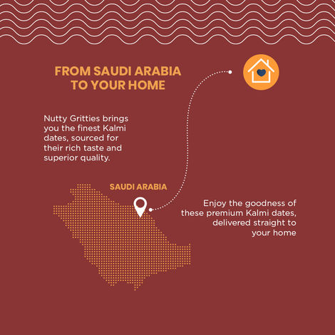 Nutty Gritties Premium Kalmi Dates - High Fibre