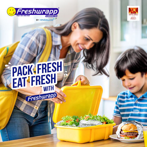 Hindalco Fresh wrapp Aluminium Foil 33G+17G | Pack of 2