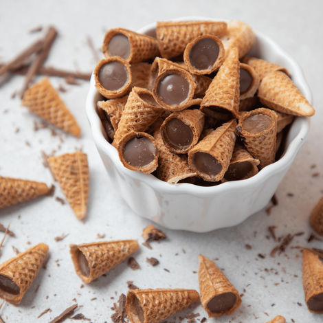 Nova Nova Best Bite Choco Filled Cones- Belgian Chocolate