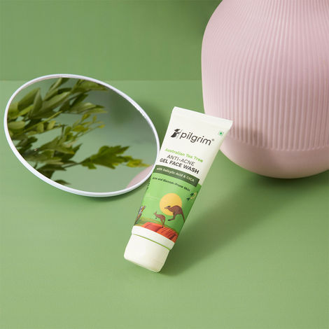 Pilgrim Tea Tree purifying Gel Face Wash with 1% Salicylic Acid for Oily Skin, Acne and Pimples