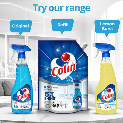 Colin Glass Cleaner & Surface Cleaner Liquid Spray