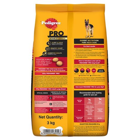 Pedigree PRO Adult Large Breed (18 Months+) Dog Food