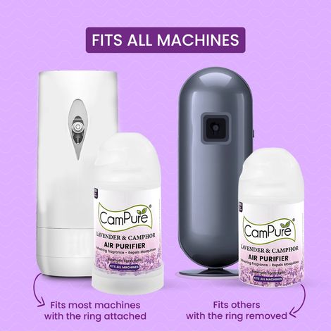 Campure Lavender Automatic Spray Camphor/Kapur Air Freshener Refill