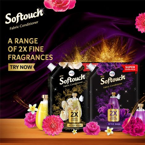 Softouch Grapefruit and Jasmine Fragrance 2X Royal Perfume After Wash Fabric Conditioner