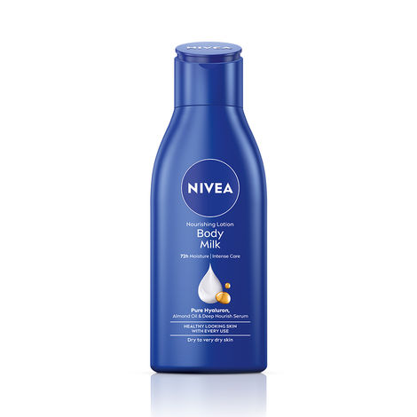 NIVEA Nourishing Body Lotion Body Milk|48 H Moisturization|2X Almond Oil|For Very Dry Skin