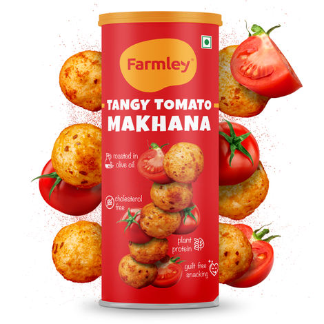 Farmley Tangy Tomato Makhana Roasted In Olive Oil