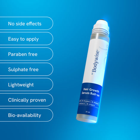 Be Bodywise 3% Rosemary Hair Growth Serum Roll-On