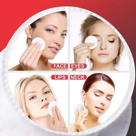 White Cotton Pads - 80 Pcs