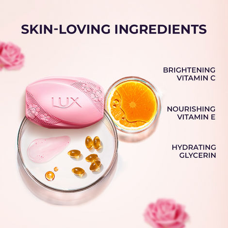 Lux Even-toned Glow Bathing Soap infused with Vitamin C & E For Superior Glow