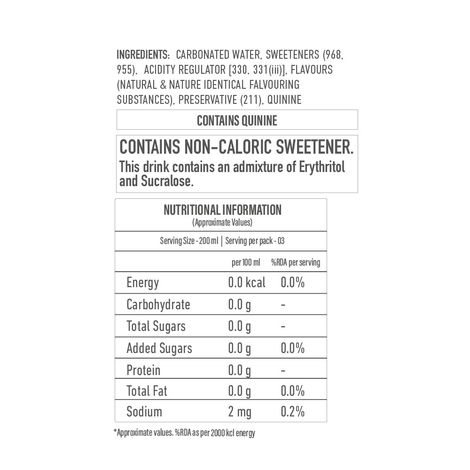 Jimmy's Cocktails Zero Sugar Lime & Lemon Sparkling Water