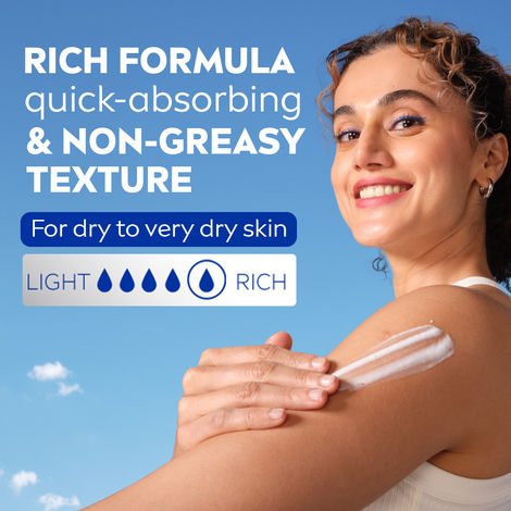 NIVEA Nourishing Body Lotion Body Milk|48 H Moisturization|2X Almond Oil|For Very Dry Skin