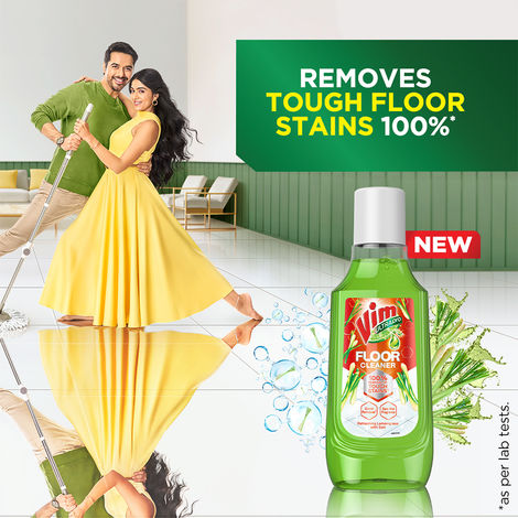 Vim Lemongrass With Salt Refreshing Floor Cleaner