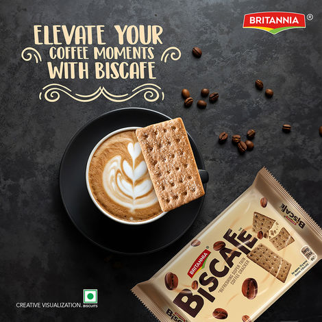 Britannia Biscafe | Refreshing Super Thin Coffee Cracker