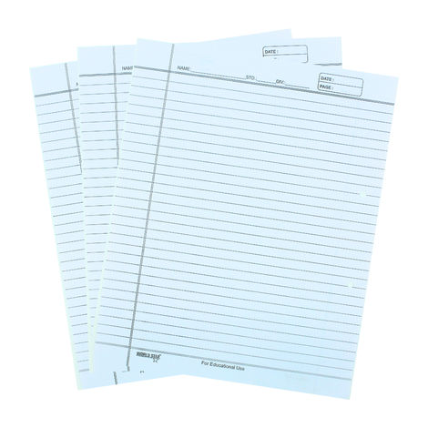 Ruled Sheets - High-Quality Paper | White