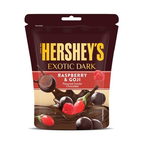 Hershey's Exotic Raspberry And Goji Dark Chocolate Share Bag Combo