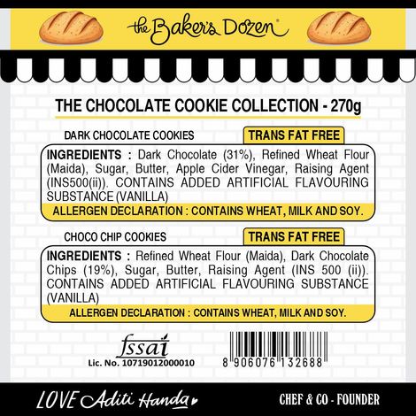 The Baker's Dozen Gifting Cookies Assorted Cookies Box