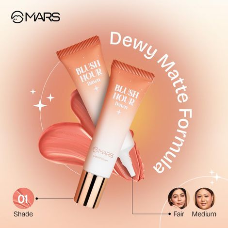 MARS Cosmetics Liquid Blush Hour 01 - Dawn 12.0 MILLILITRE