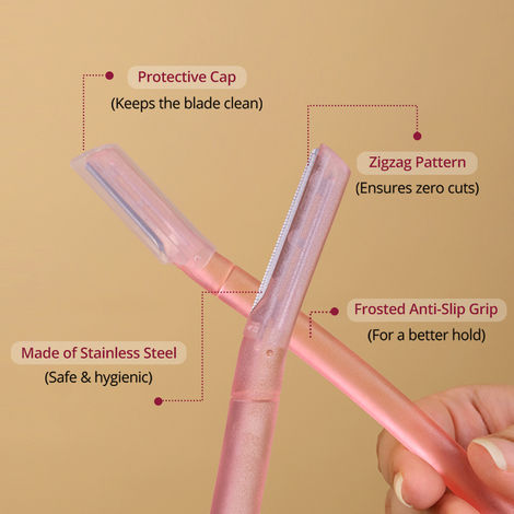 Carmesi Reusable Face Razor for Women Facial Hair | Instant & Painless Hair Removal