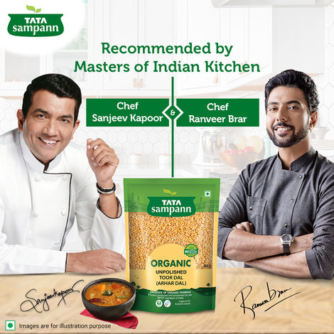 Tata Sampann Organic Unpolished Toor Dal (Arhar Dal)