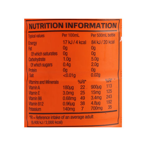 Prime Hydration Orange Energy Drink