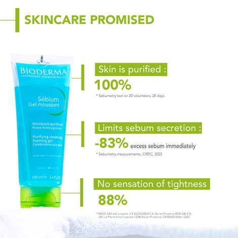 Bioderma Sebium Moussant Purifying Cleansing Gel
